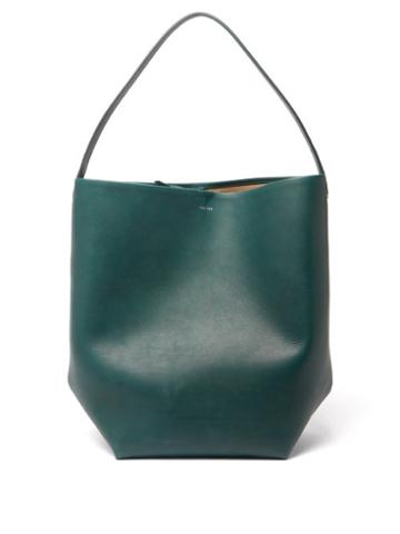 Ladies Bags The Row - Park Grained-leather Tote Bag - Womens - Dark Green