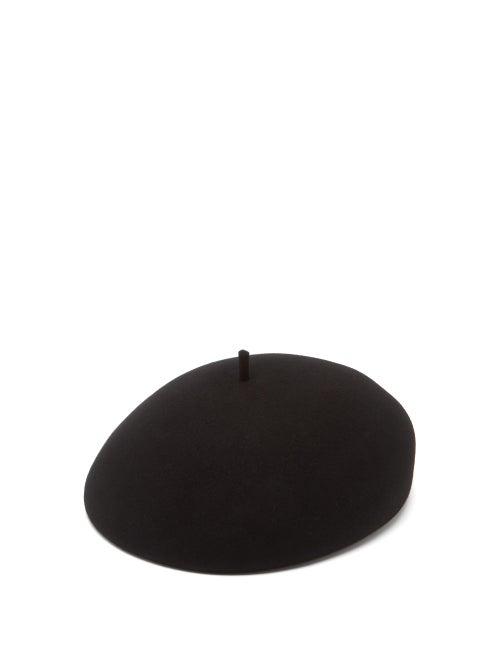 Matchesfashion.com Ruslan Baginskiy - Felted Wool Beret - Womens - Black