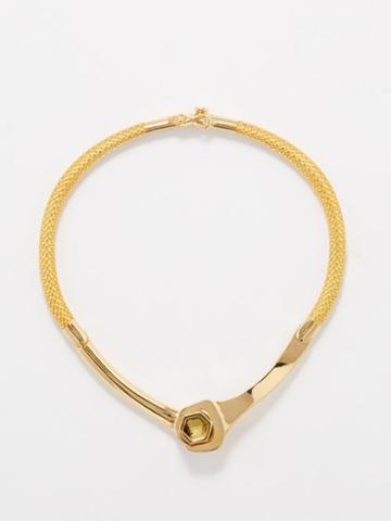 Luis Morais - Knurled Wrench 18kt Gold Bracelet - Mens - Gold