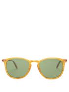 Matchesfashion.com Garrett Leight - Kinney Square Acetate Sunglasses - Mens - Brown
