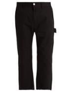 Helmut Lang Carpenter Cotton-canvas Cropped Trousers