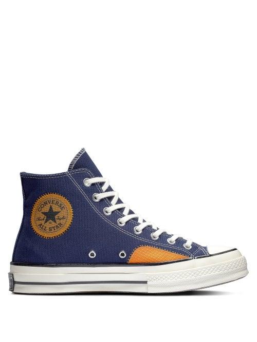 Matchesfashion.com Converse - Chuck 70 High-top Canvas Trainers - Mens - Navy Multi