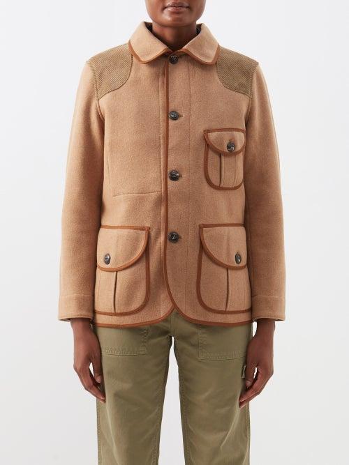 Fortela - Bess Pressed-wool Sports Jacket - Womens - Camel