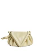 Matchesfashion.com Bottega Veneta - Triangle-flap Leather Cross-body Bag - Womens - Ivory
