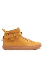 Buscemi 100mm Core Clip Suede High-top Trainers
