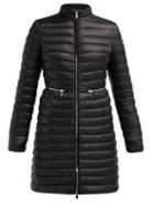 Matchesfashion.com Moncler - Agatelon Lightweight Quilted Down Coat - Womens - Black