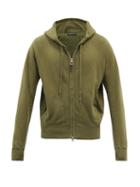 Tom Ford - Cotton-jersey Hooded Sweatshirt - Mens - Khaki