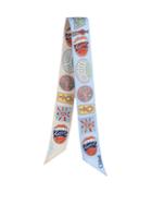 Matchesfashion.com Chlo - Graphic-print Satin-twill Neck Tie - Womens - Multi