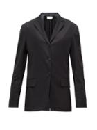 Matchesfashion.com The Row - Fiakra Single-breasted Cotton Jacket - Womens - Black