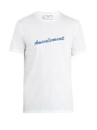 Amicalement-print Cotton-jersey T-shirt