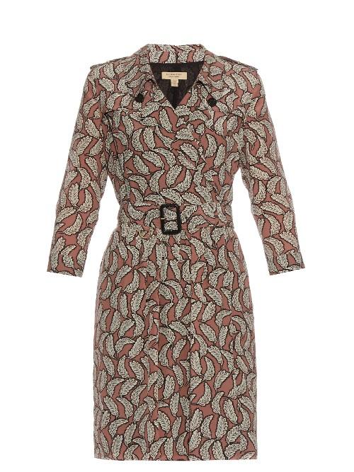 Burberry London Agatha Floral-print Silk Dress