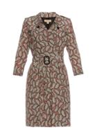 Burberry London Agatha Floral-print Silk Dress