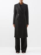 Joseph - Cornwall Double-breasted Wool-blend Coat - Womens - Black
