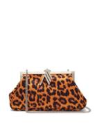 Matchesfashion.com The Attico - Alma Crystal-embellished Leopard-print Bag - Womens - Leopard