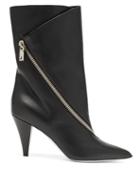 Matchesfashion.com Givenchy - Point Toe Leather Ankle Boots - Womens - Black