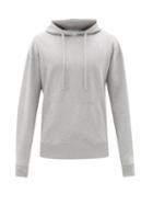 Mens Rtw More Joy By Christopher Kane - More Joy-embroidered Jersey Hooded Sweatshirt - Mens - Grey