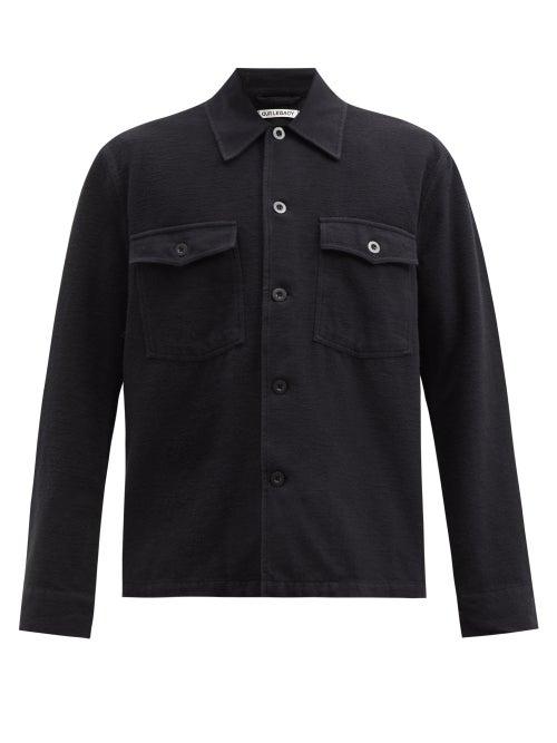 Matchesfashion.com Our Legacy - Oversized Cotton-moleskin Jacket - Mens - Black