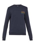 Matchesfashion.com A.p.c. - V2.0 Touitronic Logo Print Sweatshirt - Mens - Navy Multi