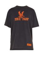 Heron Preston Public Figure Eagle-print Cotton T-shirt