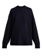 Matchesfashion.com Tibi - Oversized Cashmere Sweater - Womens - Navy