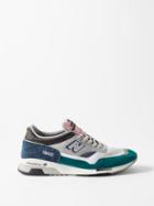 New Balance - M1500 Suede, Leather And Mesh Trainers - Mens - Black Multi