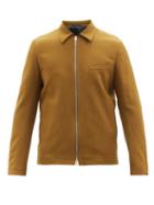 Paul Smith - Zip-front Wool-twill Jacket - Mens - Green