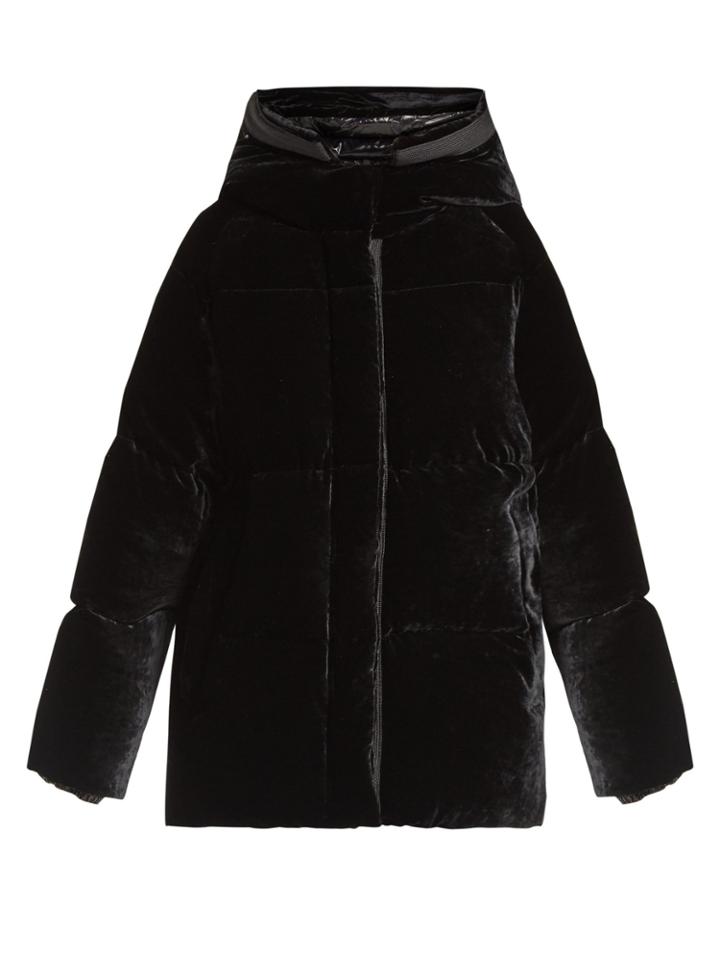 Moncler Butor Velvet Down-filled Jacket
