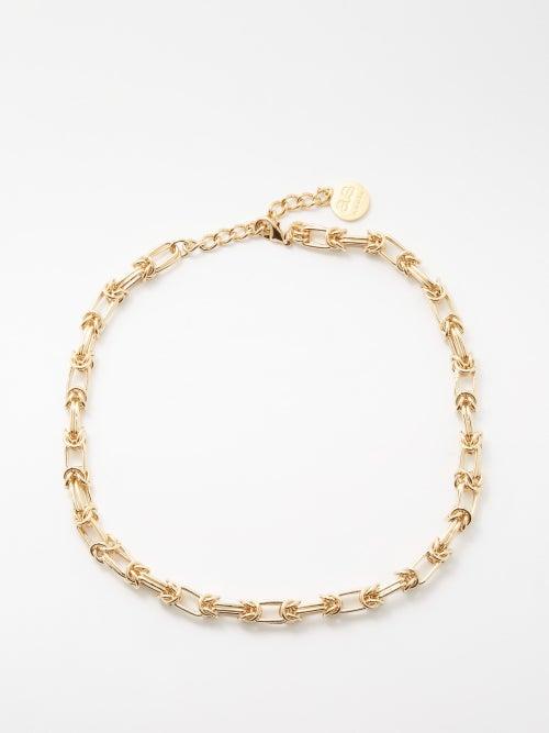 By Alona - Zion 18kt Gold-plated Necklace - Womens - Yellow Gold