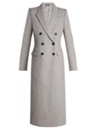 Alexander Mcqueen Double-breasted Peak-lapel Wool Coat