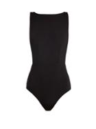 Matchesfashion.com Haight - Boat Neck Swimsuit - Womens - Black