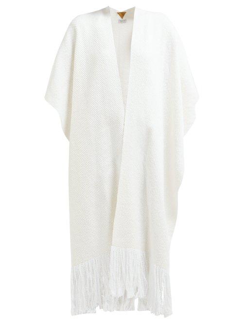 Matchesfashion.com Wehve - Pure Cotton Blend Kaftan - Womens - White
