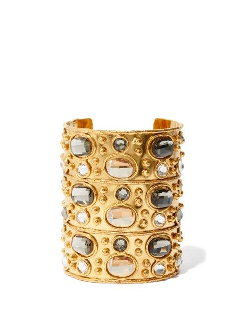 Matchesfashion.com Sylvia Toledano - Crystal-embellished Cuff - Womens - Crystal