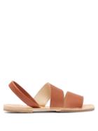 Matchesfashion.com Hereu - Aloc Leather Sandals - Mens - Dark Brown