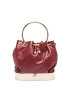Rosantica - Velo Leather Bucket Bag - Womens - Red Multi