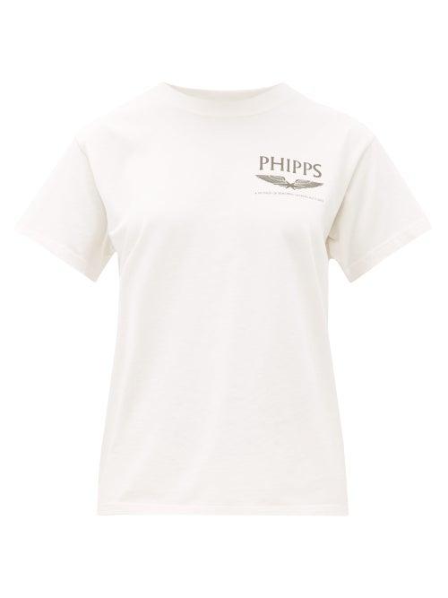 Matchesfashion.com Phipps - Flight Logo Cotton T Shirt - Womens - White