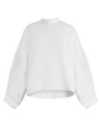 Mm6 By Maison Margiela Wide-sleeve Cotton-poplin Shirt