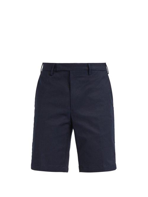 Matchesfashion.com Salle Prive - Steven Chino Shorts - Mens - Dark Blue