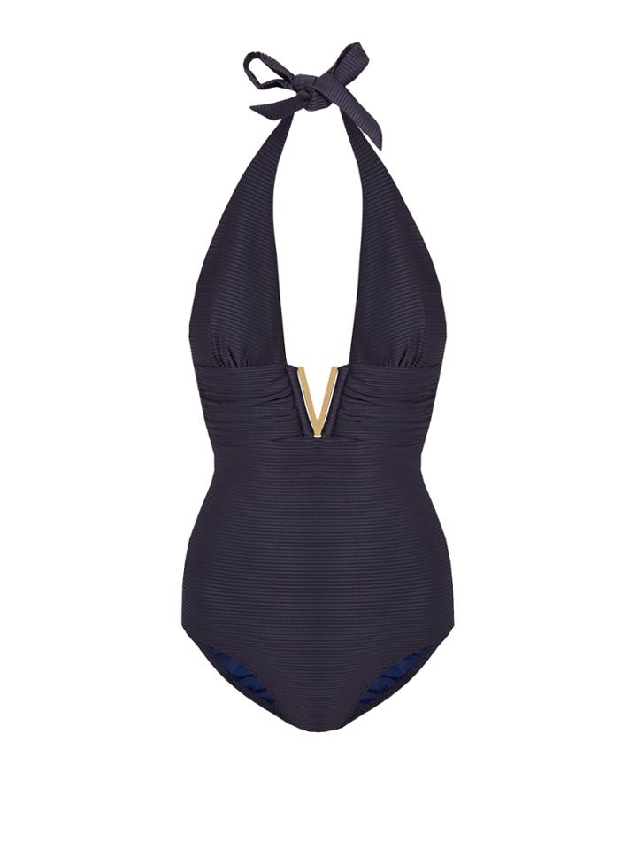 Heidi Klein Hamptons Halterneck Swimsuit