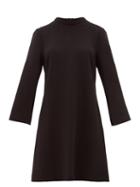 Matchesfashion.com Goat - Juno Wool Crepe Dress - Womens - Black