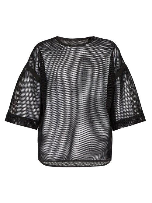 Matchesfashion.com Fendi - Mesh T Shirt - Mens - Black