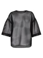 Matchesfashion.com Fendi - Mesh T Shirt - Mens - Black
