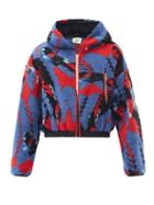 Matchesfashion.com Aries - Geometric Hooded Fleece Jacket - Mens - Multi