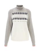 Bogner Fire+ice - Denali Raglan-sleeve Fair Isle Roll-neck Sweater - Womens - Grey Multi