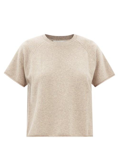 Extreme Cashmere - No. 229 Teddy Stretch-cashmere T-shirt - Womens - Light Grey