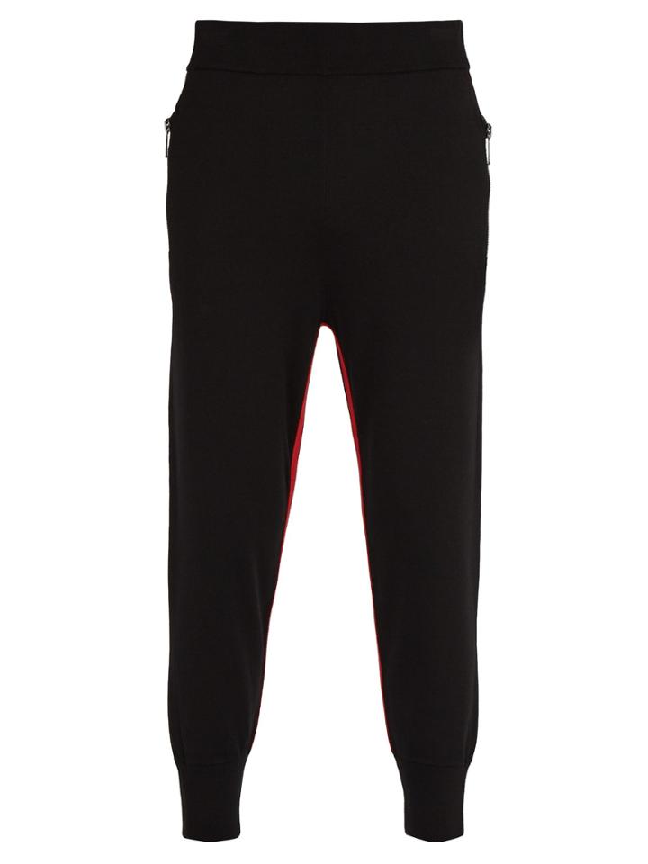 Neil Barrett Knitted Stripe Trousers