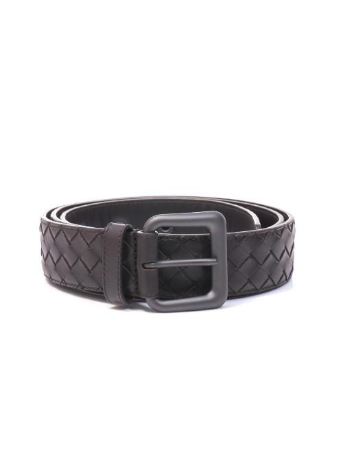 Bottega Veneta Intrecciato Leather 3.5cm Belt