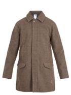 Adidas Originals By Wings + Horns Single-breasted Boucl-knit Coat