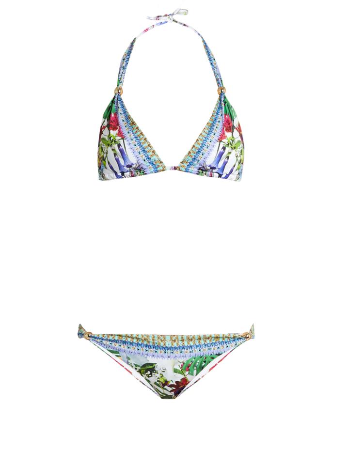 Camilla Exotic Hypnotic-print Ball Bikini