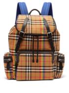 Burberry Rainbow Vintage Check Cotton Backpack