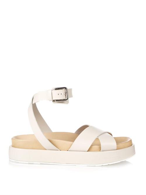 Jil Sander Buckle-fastening Leather Sandals